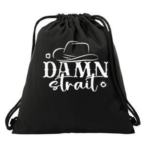 Damn Country Music Drawstring Bag