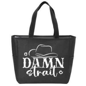 Damn Country Music Zip Tote Bag