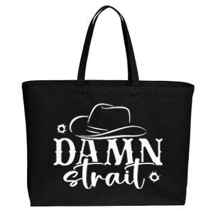 Damn Country Music Cotton Canvas Jumbo Tote