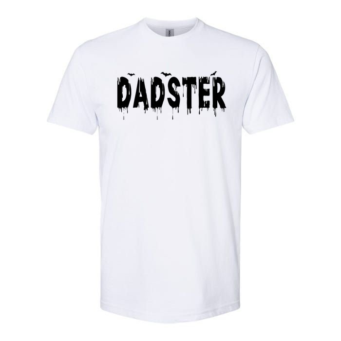 Dadster Couple Matching Family Mom Dad Halloween Party Softstyle CVC T-Shirt