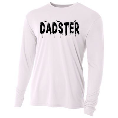 Dadster Couple Matching Family Mom Dad Halloween Party Cooling Performance Long Sleeve Crew