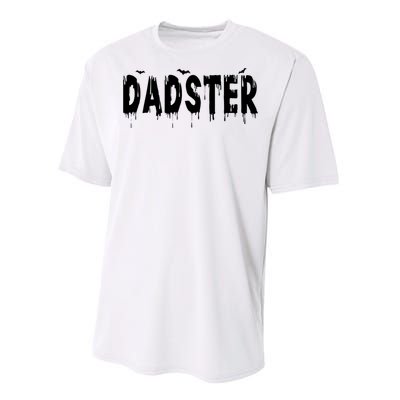 Dadster Couple Matching Family Mom Dad Halloween Party Performance Sprint T-Shirt