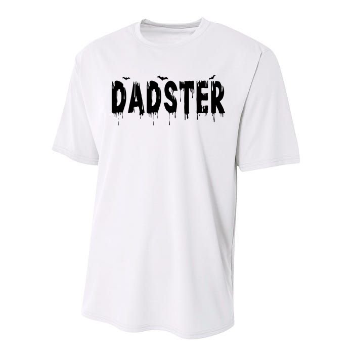 Dadster Couple Matching Family Mom Dad Halloween Party Performance Sprint T-Shirt