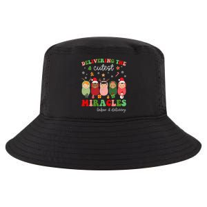 Delivering Cutest Miracles Labor & Delivery Nurse Christmas Cool Comfort Performance Bucket Hat