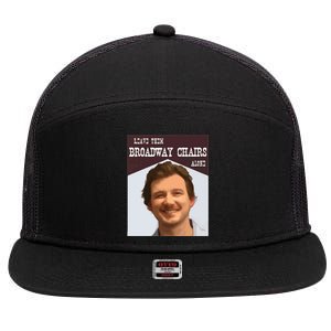 Dangerous Chair Mugshot April 2024 Leave Them Broadway Chairs Alon 7 Panel Mesh Trucker Snapback Hat