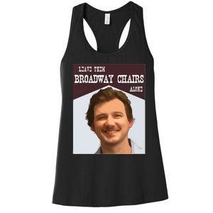 Dangerous Chair Mugshot April 2024 Leave Them Broadway Chairs Alon Women's Racerback Tank