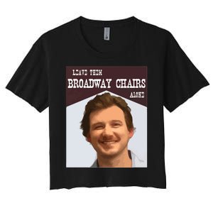 Dangerous Chair Mugshot April 2024 Leave Them Broadway Chairs Alon Women's Crop Top Tee