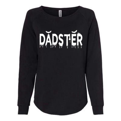 Dadster Couple Matching Family Mom Dad Halloween Party Womens California Wash Sweatshirt