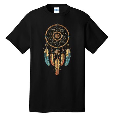 Dream Catcher Native American Tribal Tall T-Shirt