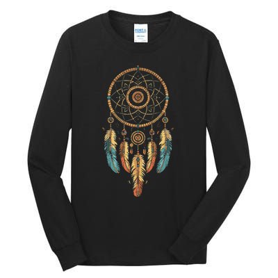 Dream Catcher Native American Tribal Tall Long Sleeve T-Shirt