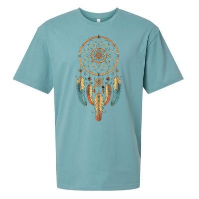 Dream Catcher Native American Tribal Sueded Cloud Jersey T-Shirt