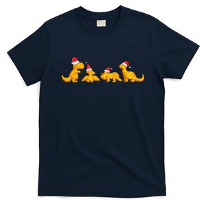 Dino Chicken Nuggets Funny Dinosaur Shape Nuggets Christmas T-Shirt