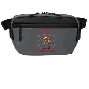 Dachshund Christmas Naughty List Weenie Dog Owener Gift Funny Gift Crossbody Pack