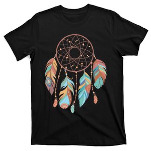 Dream Catcher Native American Feathers Tribal Dreamcatcher T-Shirt