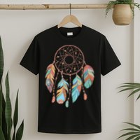 Dream Catcher Native American Feathers Tribal Dreamcatcher T-Shirt
