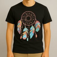 Dream Catcher Native American Feathers Tribal Dreamcatcher T-Shirt