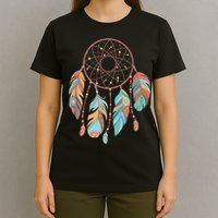 Dream Catcher Native American Feathers Tribal Dreamcatcher T-Shirt