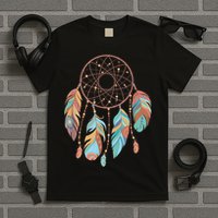 Dream Catcher Native American Feathers Tribal Dreamcatcher T-Shirt