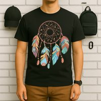 Dream Catcher Native American Feathers Tribal Dreamcatcher T-Shirt