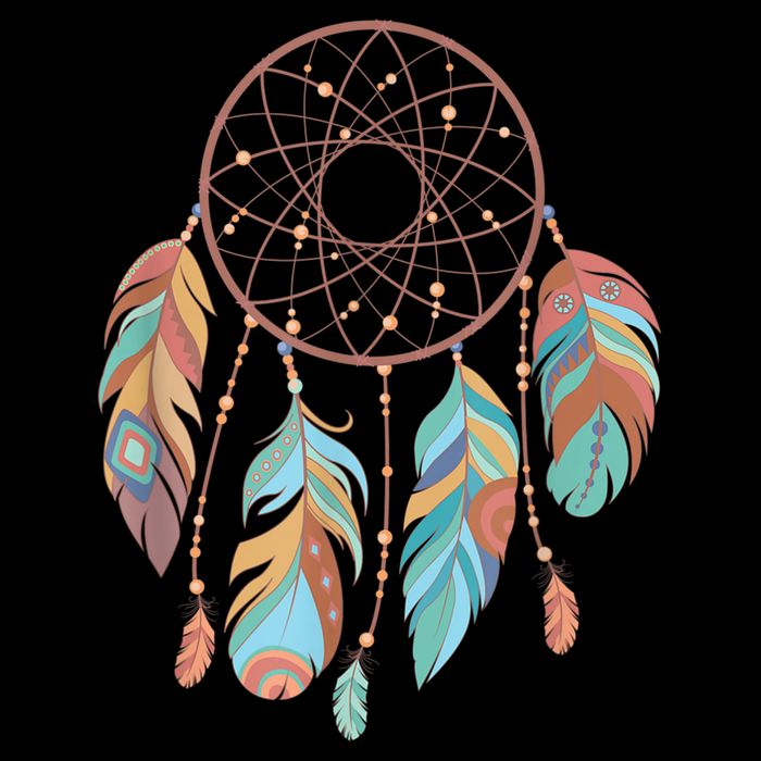 Dream Catcher Native American Feathers Tribal Dreamcatcher T-Shirt