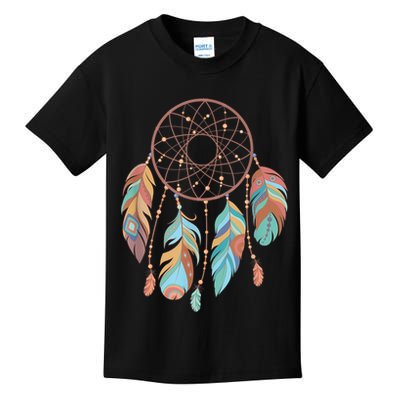 Dream Catcher Native American Feathers Tribal Dreamcatcher Kids T-Shirt