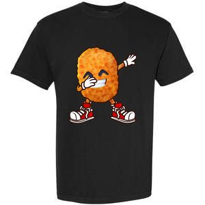 Dabbing Chicken Nuggets Design Garment-Dyed Heavyweight T-Shirt