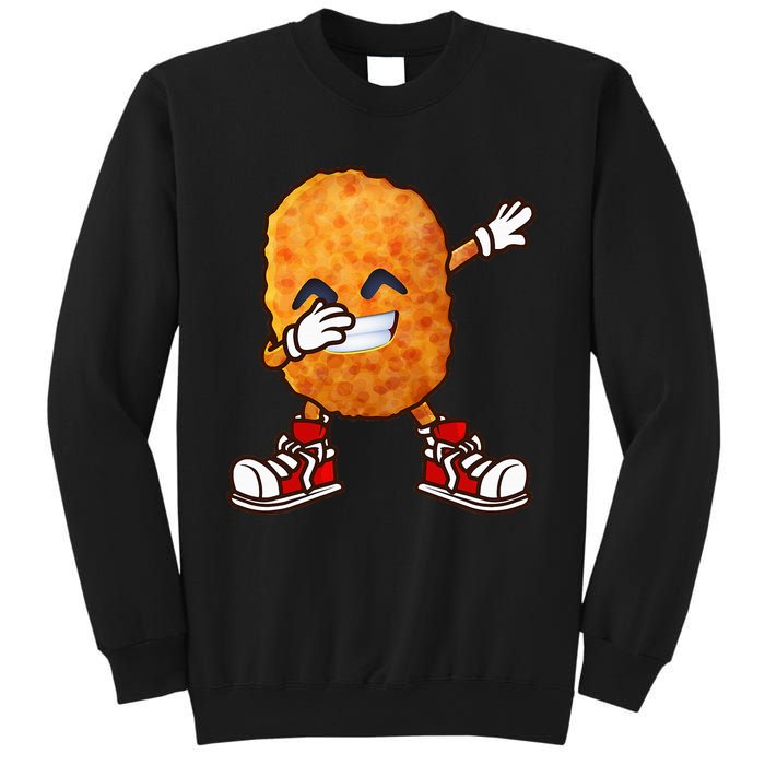 Dabbing Chicken Nuggets Design Sweatshirt