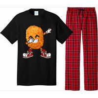 Dabbing Chicken Nuggets Design Pajama Set