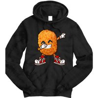 Dabbing Chicken Nuggets Design Tie Dye Hoodie