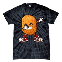 Dabbing Chicken Nuggets Design Tie-Dye T-Shirt