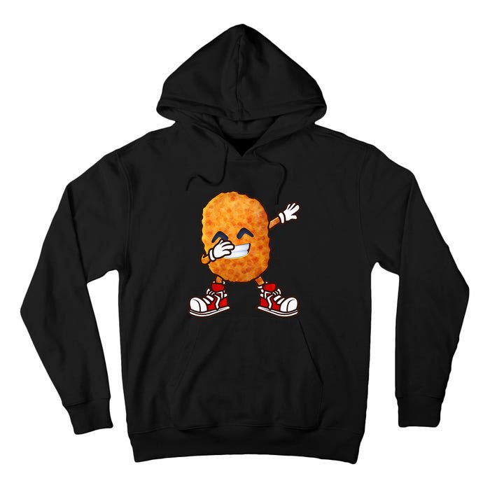 Dabbing Chicken Nuggets Design Tall Hoodie