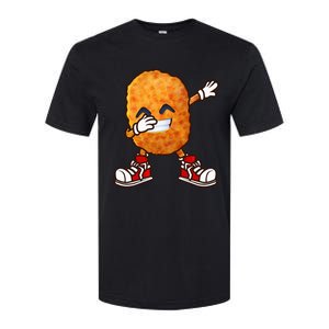 Dabbing Chicken Nuggets Design Softstyle CVC T-Shirt