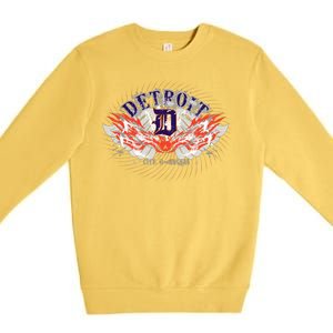 Detroit City Of Angels Premium Crewneck Sweatshirt