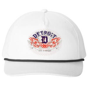 Detroit City Of Angels Snapback Five-Panel Rope Hat