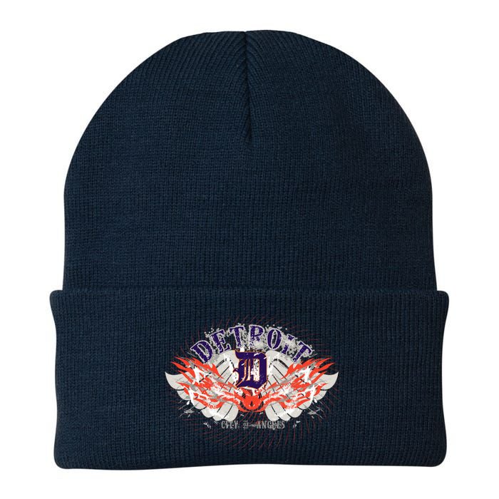 Detroit City Of Angels Knit Cap Winter Beanie