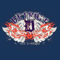 Detroit City Of Angels Drawstring Bag