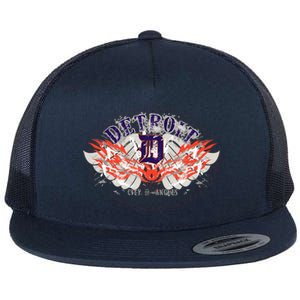 Detroit City Of Angels Flat Bill Trucker Hat