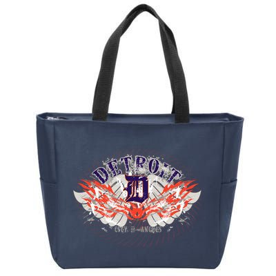 Detroit City Of Angels Zip Tote Bag