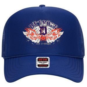 Detroit City Of Angels High Crown Mesh Back Trucker Hat