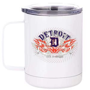 Detroit City Of Angels 12 oz Stainless Steel Tumbler Cup