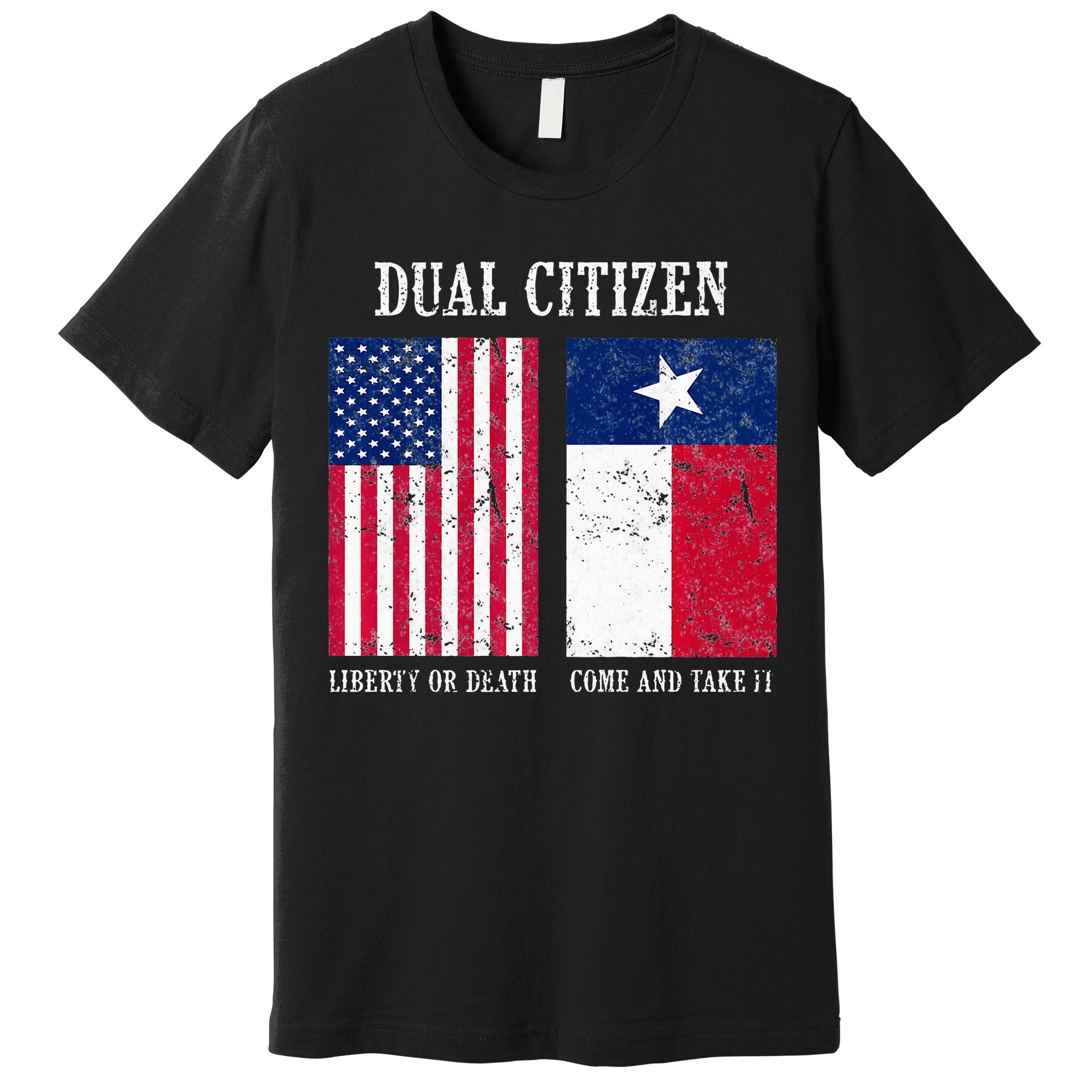Dual Citizen Of The Usa And Texas Pride Premium T-Shirt