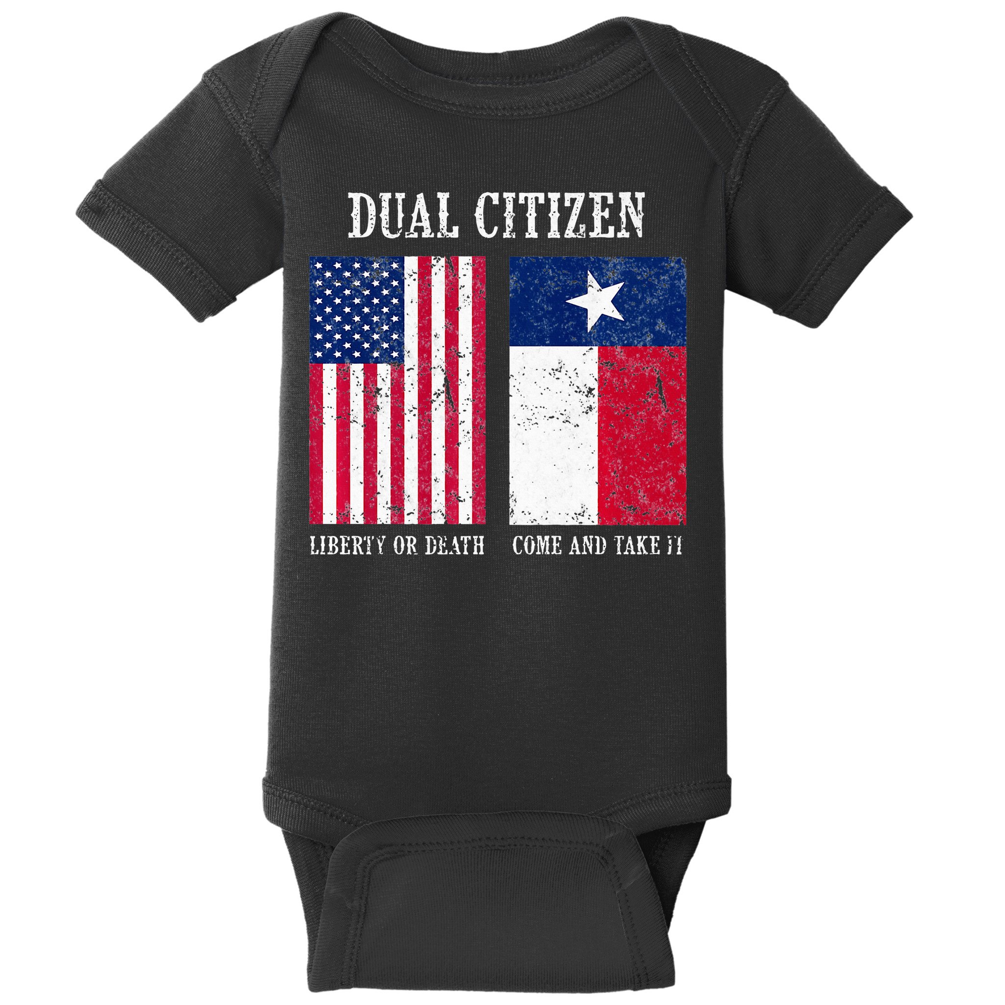 Dual Citizen Of The Usa And Texas Pride Baby Bodysuit