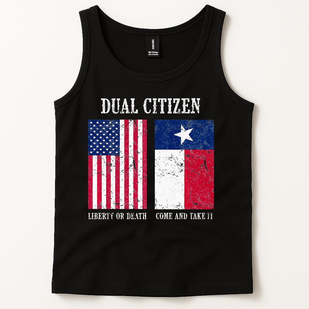 Dual Citizen Of The Usa And Texas Pride Tank Top