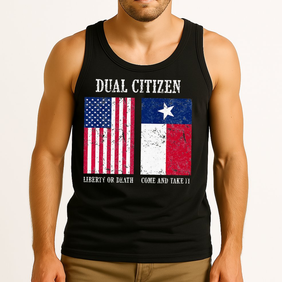 Dual Citizen Of The Usa And Texas Pride Tank Top