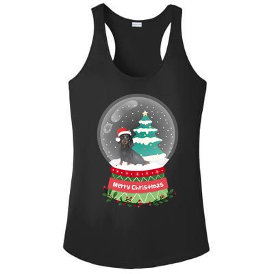 Dachshund Christmas Ornats Crystal Ball Snowy Xmas Tree Meaningful Gift Ladies PosiCharge Competitor Racerback Tank