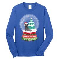 Dachshund Christmas Ornats Crystal Ball Snowy Xmas Tree Meaningful Gift Long Sleeve Shirt