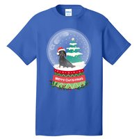 Dachshund Christmas Ornats Crystal Ball Snowy Xmas Tree Meaningful Gift Tall T-Shirt