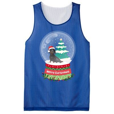 Dachshund Christmas Ornats Crystal Ball Snowy Xmas Tree Meaningful Gift Mesh Reversible Basketball Jersey Tank