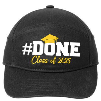 Done Class Of 2025 7-Panel Snapback Hat
