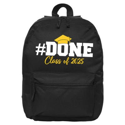 Done Class Of 2025 16 in Basic Backpack